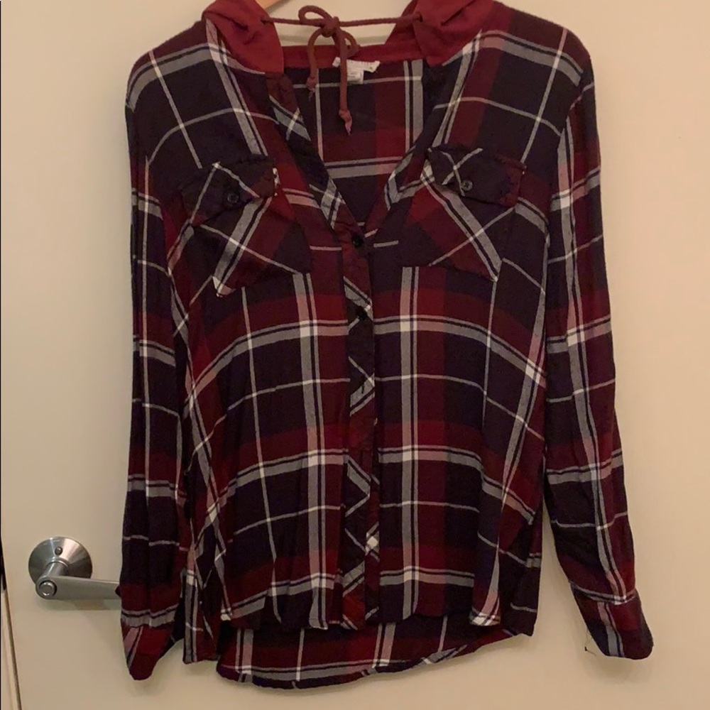 Full Tilt hoodie flannel